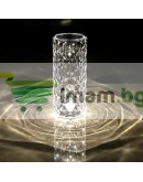 Диамантена LED лампа с 3D ефект с USB